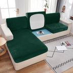 1pc Plush Sofa Slipcover Anti-slip Elastic Sofa Cover for Bedroom Office Living Room Home Decor Couch Cover Furniture Protector