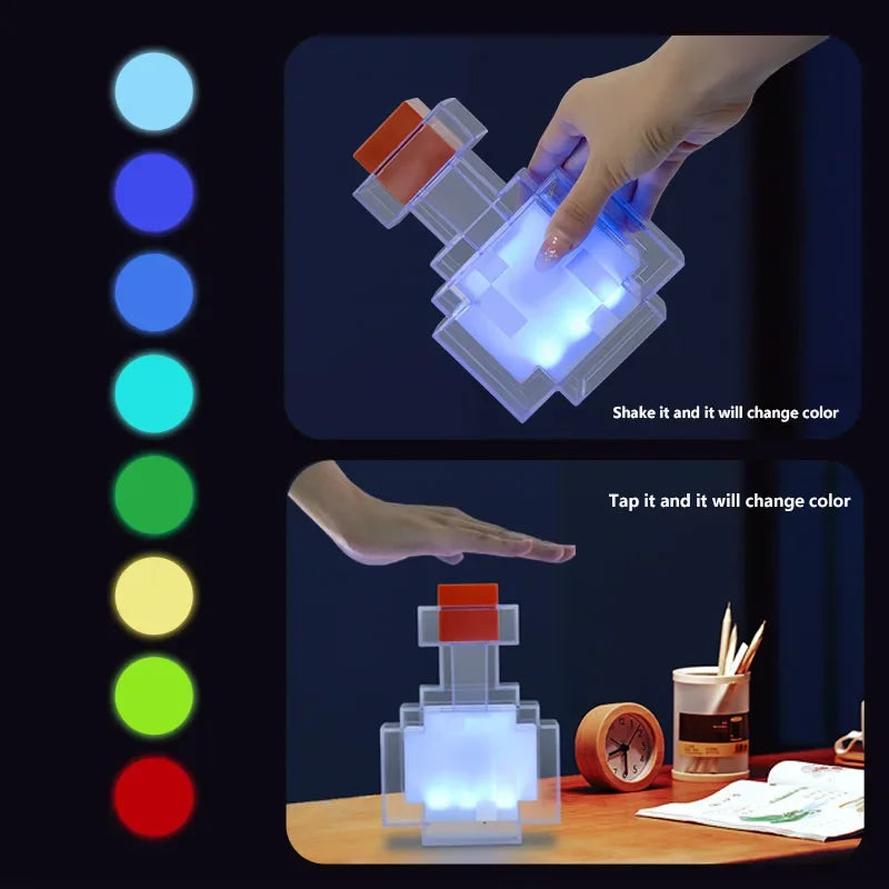 Colour-Changing LED Potion Bottle Light