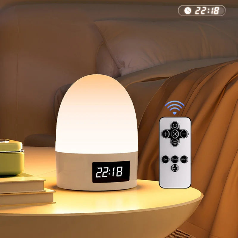 Touch Night Light Rechargeable 3 Color Wireless Baby's Room Bedside Lamp USB LED Night Light Ambient Soft Light For Kids Gift