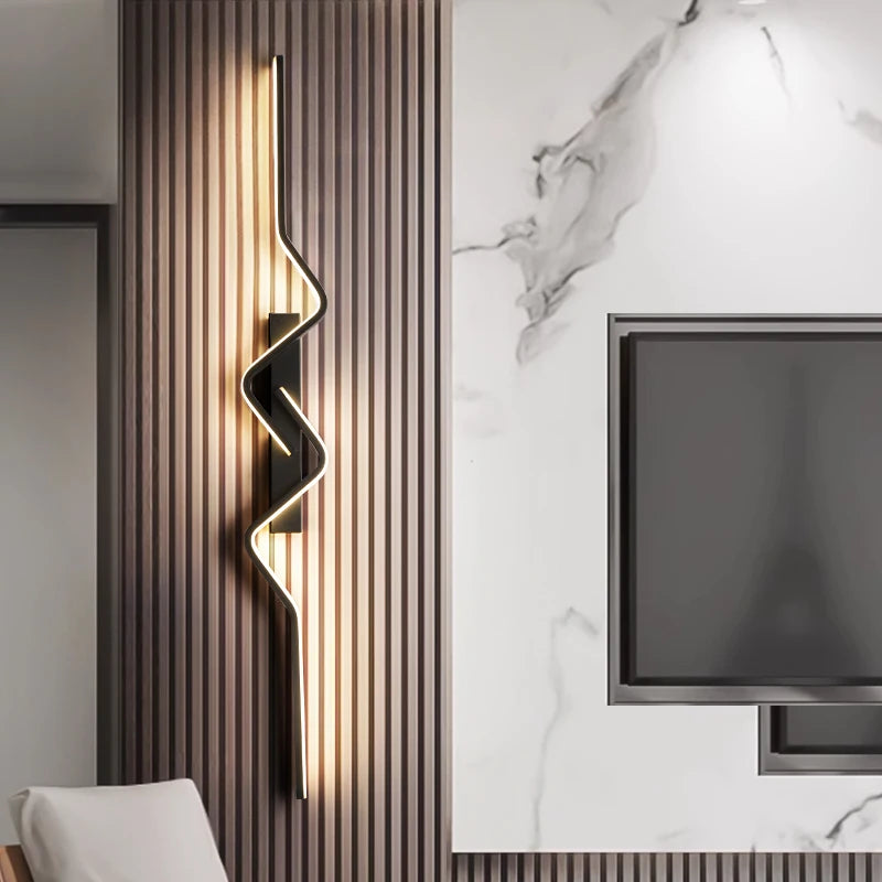 Modern Stairs Wall Light Nordic Living Room Lights For Wall Sconce Ceiling Light Home Decor Lighting Fixtures Long Decor Ghts
