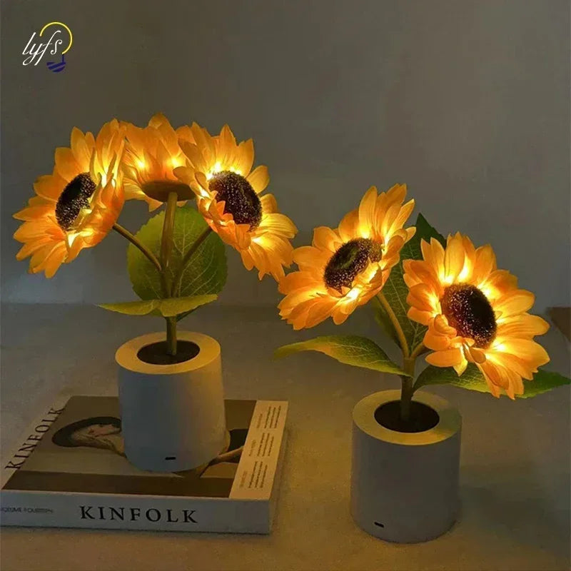 LED Sunflower Table Lamp