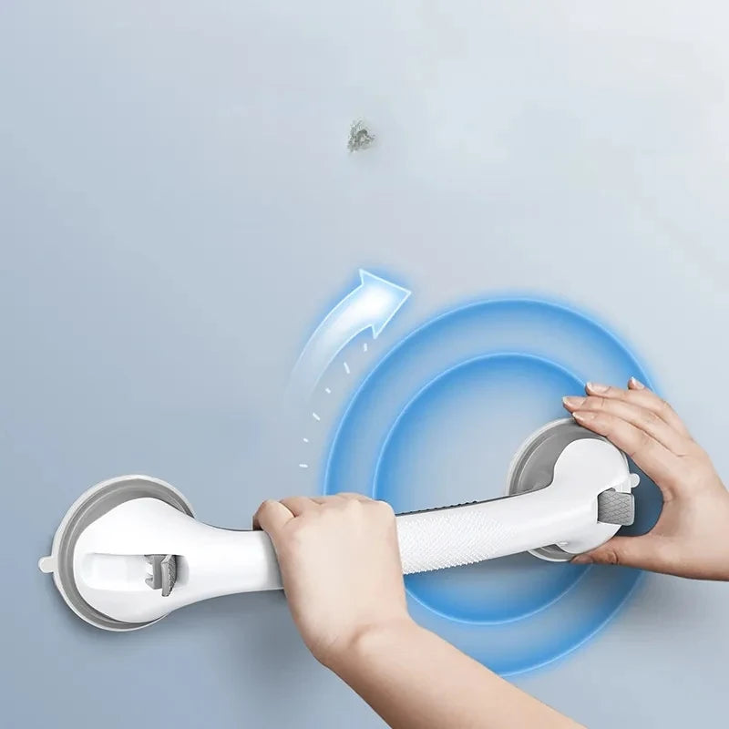 Bathroom Handrail to Prevent Falls Suction Cup Bathroom Tub Children Free Punch Handle Glass Doors And Windows Elderly Handle