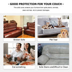 Jacquard Elastic Sofa Cover For Living Room Slipcovers Stretch Polar Fleece Armchair Protector L Shaped Sofa 1/2/3/4 Seater Home