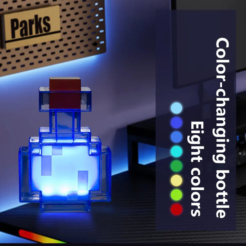 Colour-Changing LED Potion Bottle Light