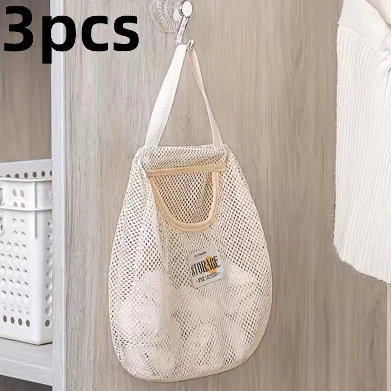 1/2/3Pcs Punch-Free Hanging Socks Underwear Storage Bag Wall Wardrobe Organizer Dormitory Household Small Clothing Sorting Pouch