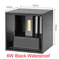 6W 12W LED Wall Light IP65 Waterproof Outdoor Garden Yard Decor Porch Light Beam Angle Adjustable Sconce Balcony Wall Lamp