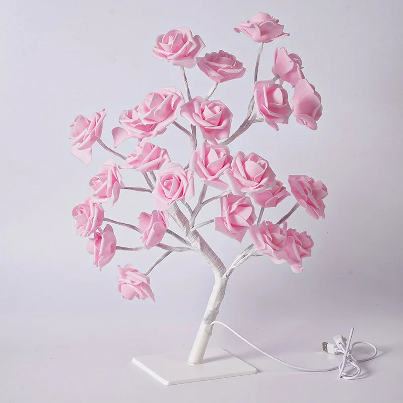 LED Rose Tree Table Lamp