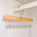 Pack Bra Hanger Belt Hanger for Closet with 8 Metal Hooks Tank Top Hanger Space Saving Tie Rack for Men Closet Organizers