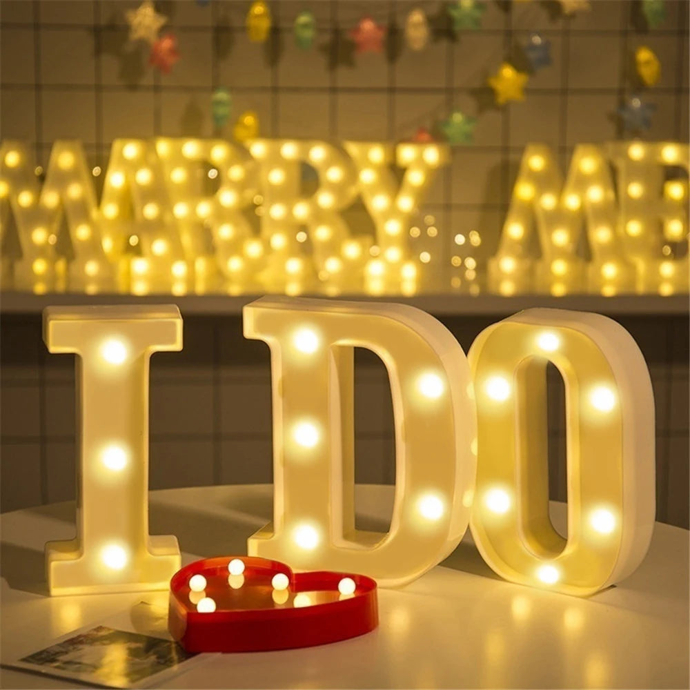 Illuminated LED Letters