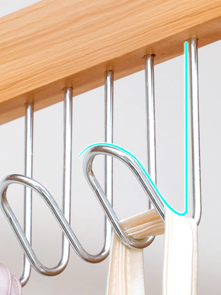 Pack Bra Hanger Belt Hanger for Closet with 8 Metal Hooks Tank Top Hanger Space Saving Tie Rack for Men Closet Organizers