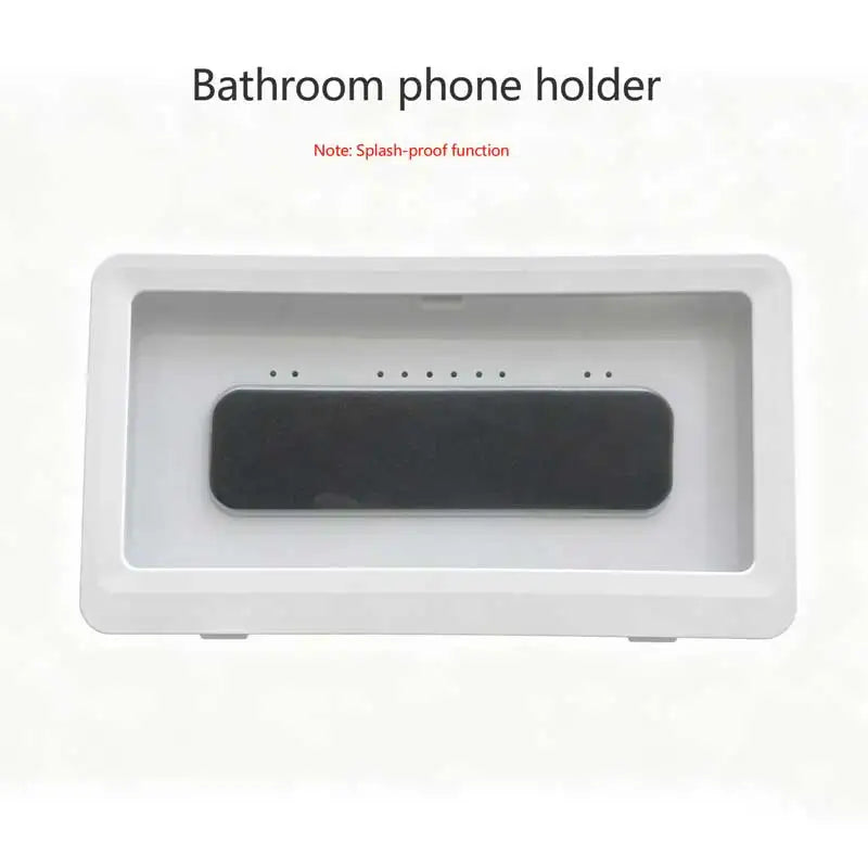 Waterproof Bathroom Wall-mounted Mobile Phone Box Protective Cover Touch Screen Mobile Phone Holder Kitchen Sealed Storage