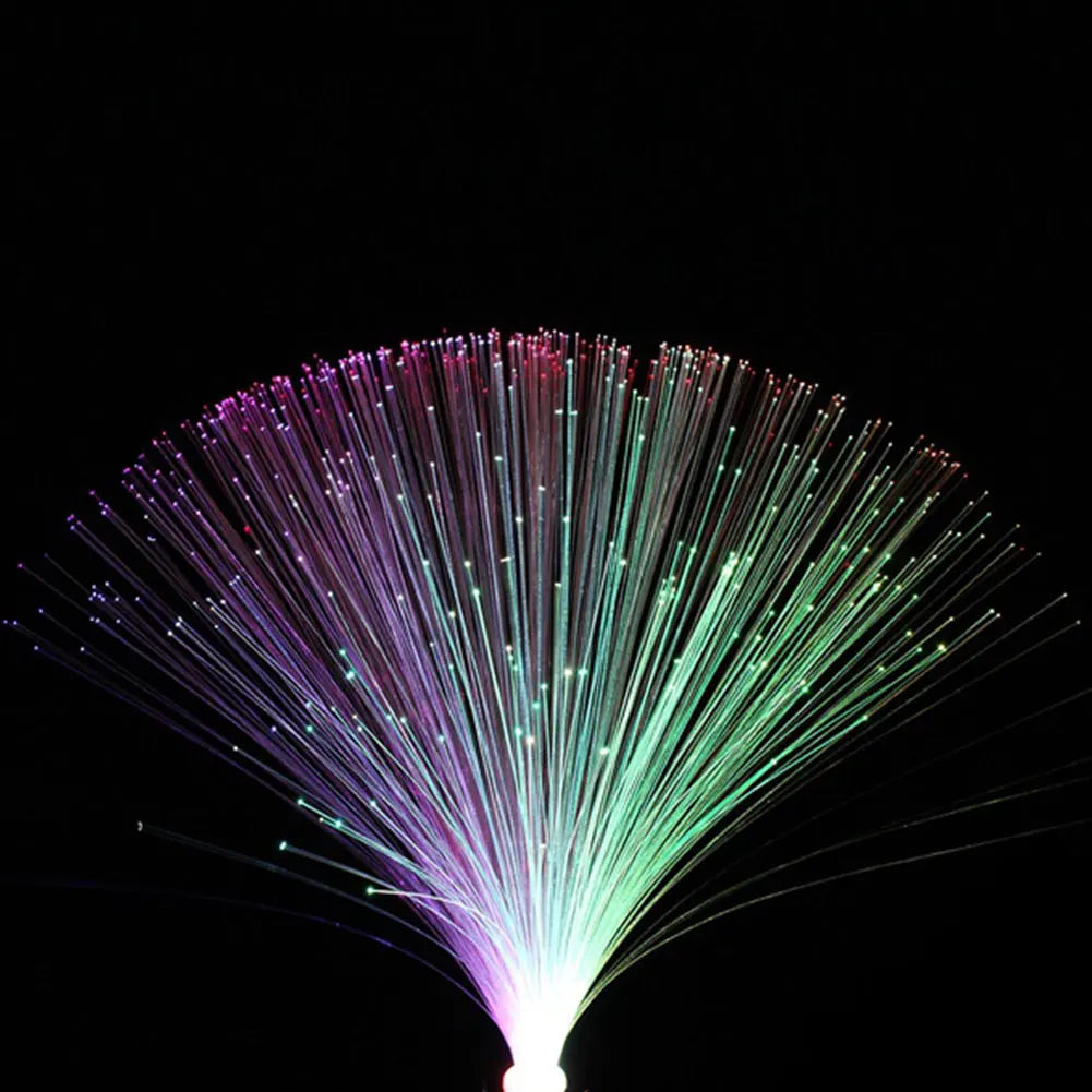 Multicolour LED Fibre Optic Table Lamp