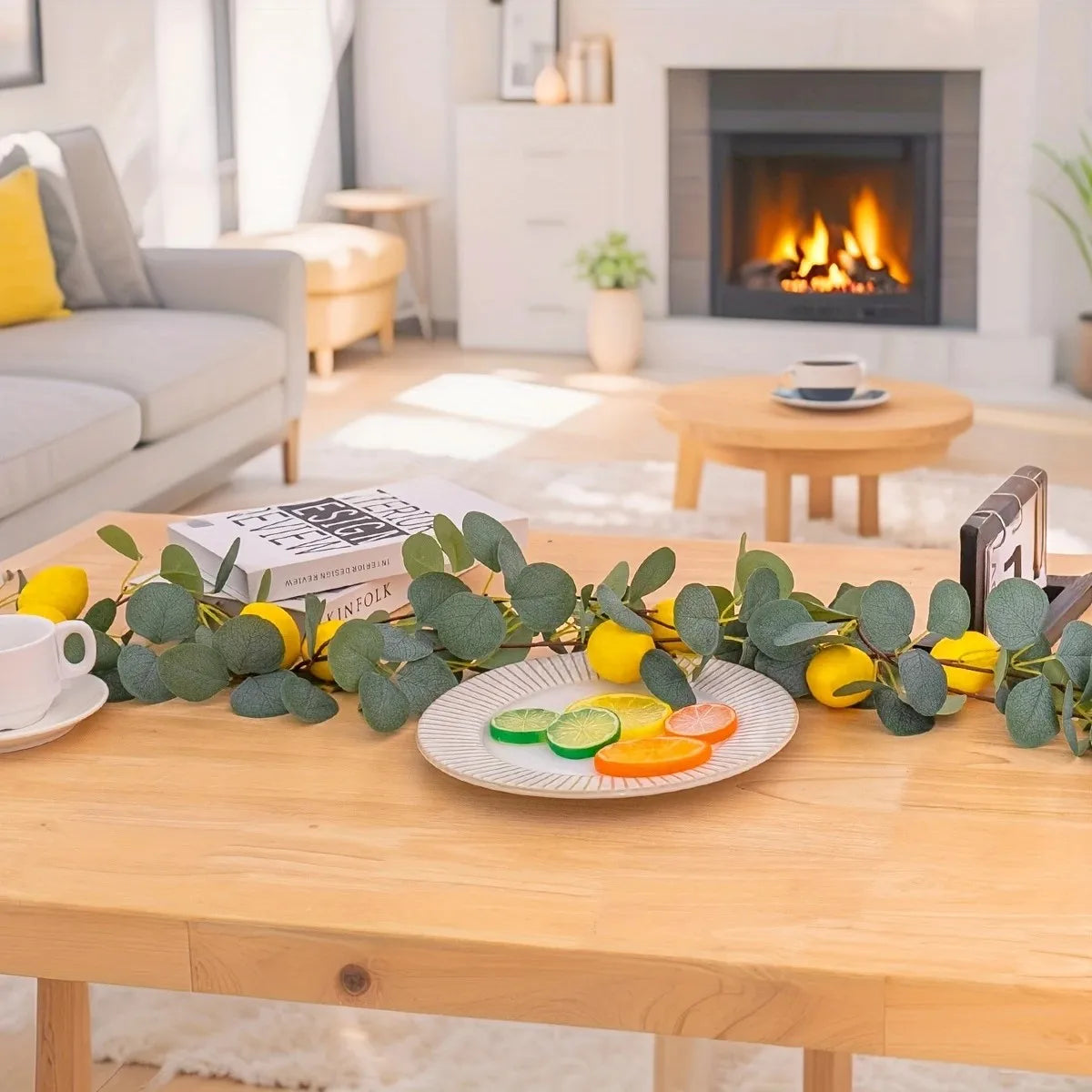 1Pc Realistic Artificial Eucalyptus