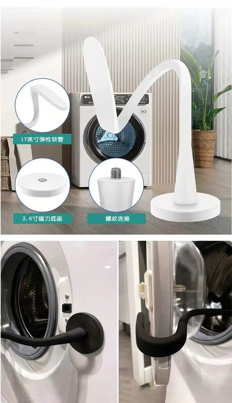 Front Washing Machine Door Strong Magnet Bracket Strong Magnetic Washing Machine Door Door Bracket Magnet Snake-Shaped Silicone