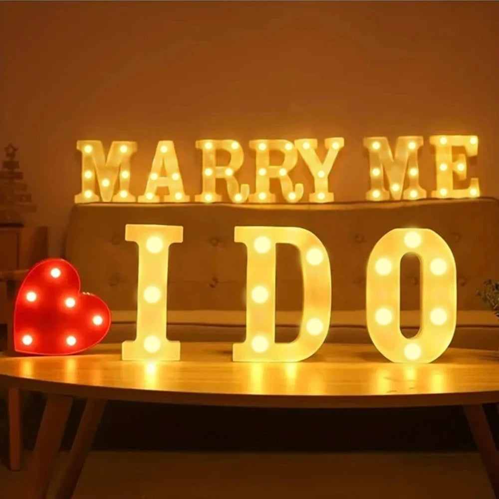 Illuminated LED Letters