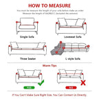 Elastic Jacquard Fabric Sofa Cover Stretch Couch Cover Sectional L Shape Sofa Slipcover Corner Case for Living Room 1/2/3/4 Seat