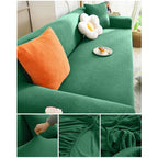 Elastic Jacquard Fabric Sofa Cover Stretch Couch Cover Sectional L Shape Sofa Slipcover Corner Case for Living Room 1/2/3/4 Seat