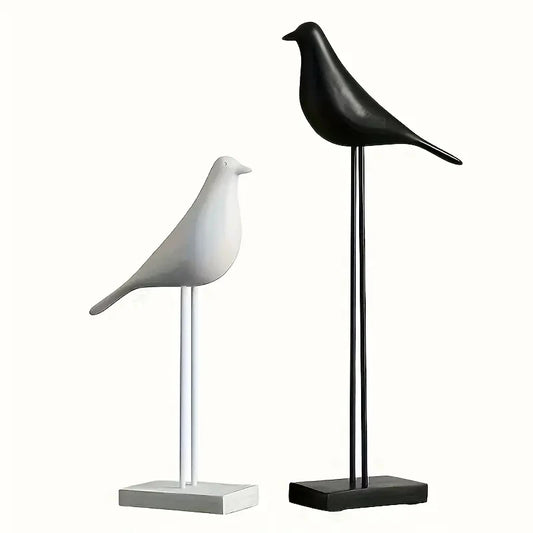 Resin Bird Statue Handicrafts Decoration Artificial Coloring Nordic Bird Decoration Home Decoration Office Desktop Sculpture