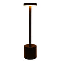 USB Metal Rechargeable Desk Writing Lamp Room LED Bedside Decorative Table Lamp Restaurant Bar Desktop Mood Lighting Night Light