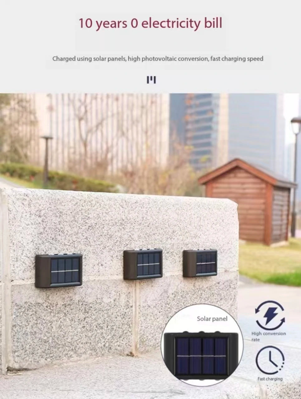 LumiGlow - Solar Wall Light