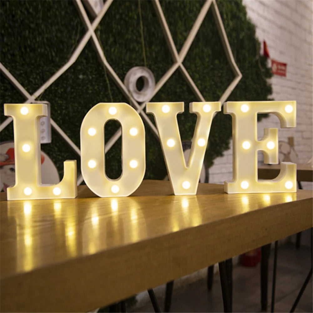Illuminated LED Letters