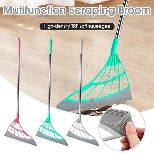 Silicone Magic Rubber Broom Mop Hand Dust Brooms Home Floor Cleaning Squeegee Wiper Toilet Bathroom Mops Witches Tools