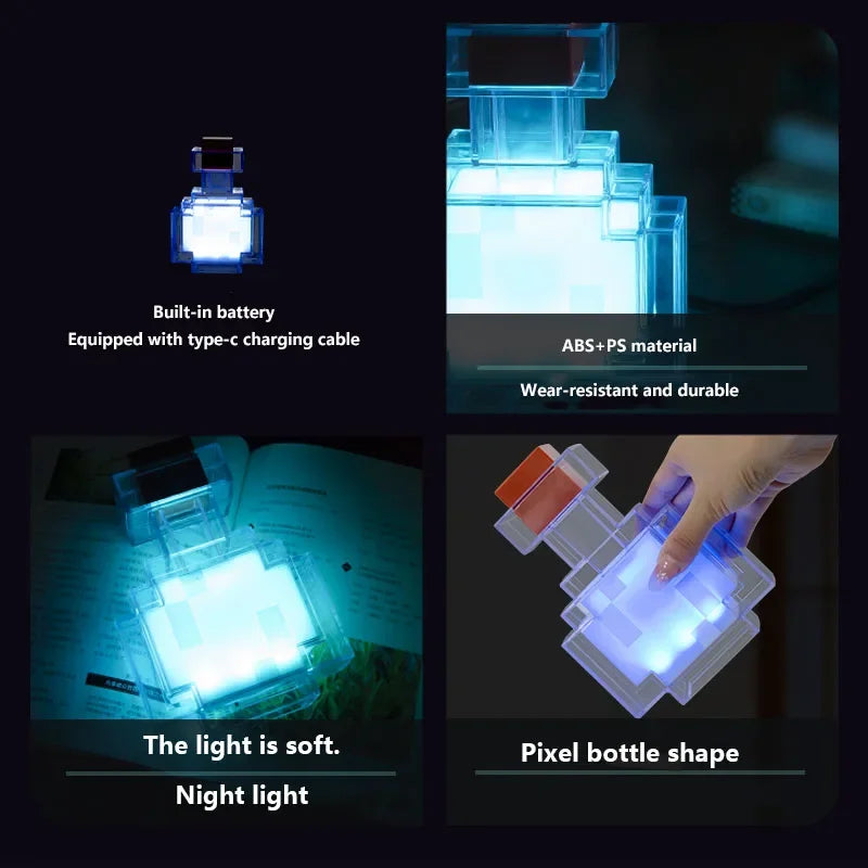 Colour-Changing LED Potion Bottle Light