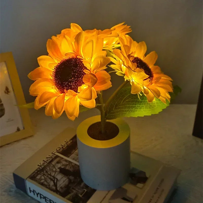 LED Sunflower Table Lamp