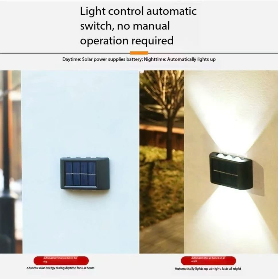 LumiGlow - Solar Wall Light