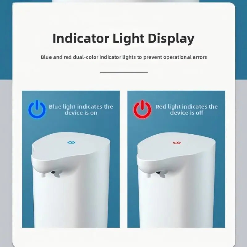 USB Rechargeable Infrared Automatic Foam Soap Dispenser Touchless Hand Sanitizer Dispenser for Bathroom Kitchen