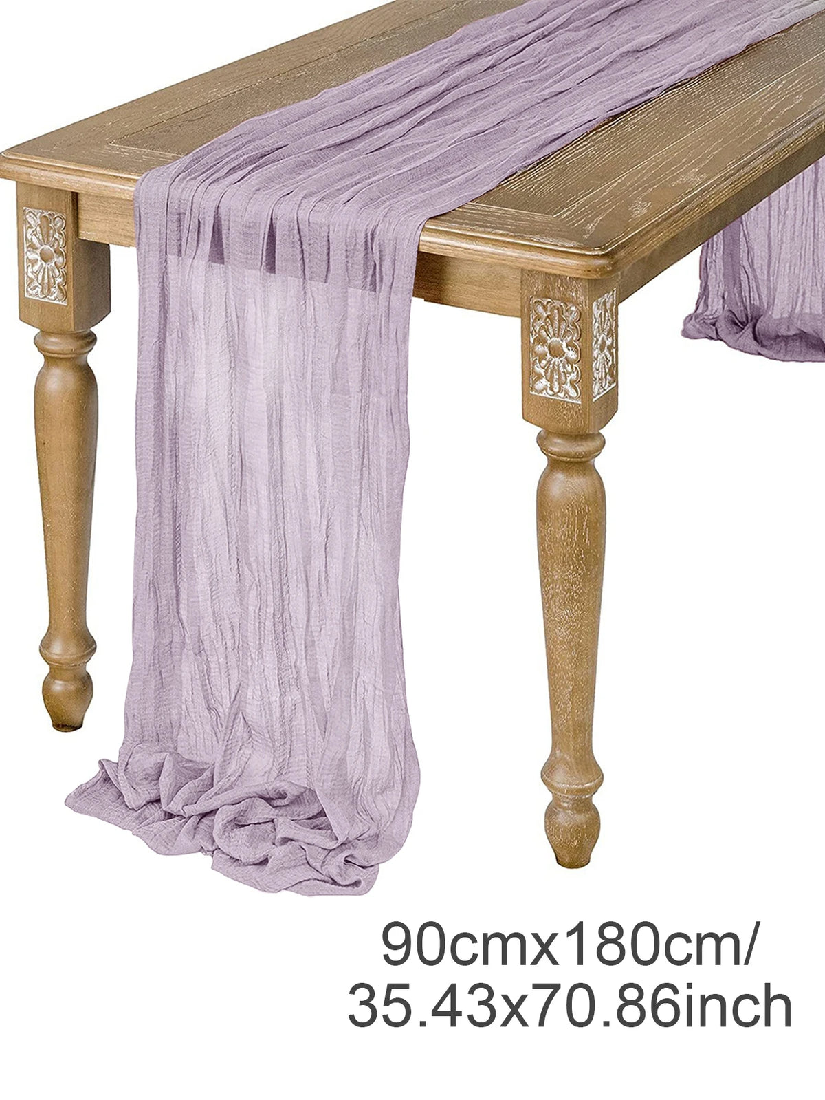 Semi-Sheer Gauze Table Runner Sage Cheesecloth Table Setting Dining Vintage Wedding Party Christmas Banquets Arches Cake Decor