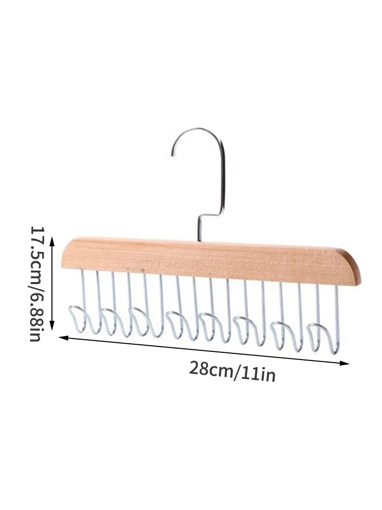 Pack Bra Hanger Belt Hanger for Closet with 8 Metal Hooks Tank Top Hanger Space Saving Tie Rack for Men Closet Organizers