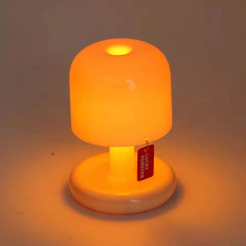 MINI Sunset Led Night Light Creative USB Rechargeable Mushroom Desk Lamp Room Decor Atmosphere Night Lights For Bedroom Bedside