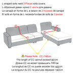 Elastic Jacquard Fabric Sofa Cover Stretch Couch Cover Sectional L Shape Sofa Slipcover Corner Case for Living Room 1/2/3/4 Seat