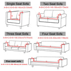 Jacquard Elastic Sofa Cover For Living Room Slipcovers Stretch Polar Fleece Armchair Protector L Shaped Sofa 1/2/3/4 Seater Home