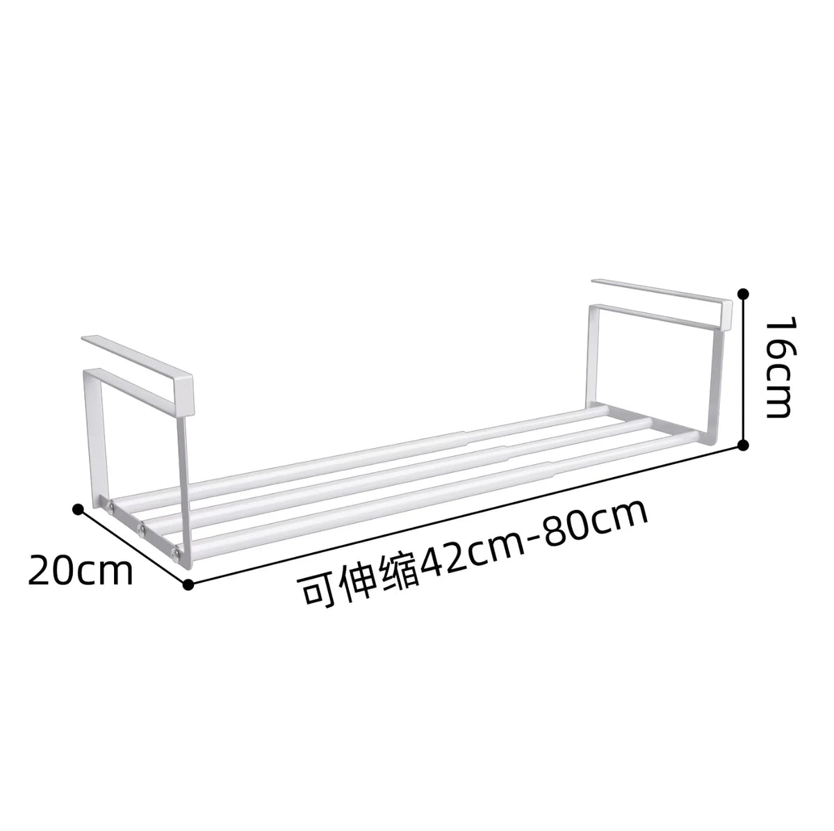 Shoe Rack | Space-Saving Layered Organizer For Home Shoe Cabinets | Under-Shelf Shoe Holder With Hanging Basket