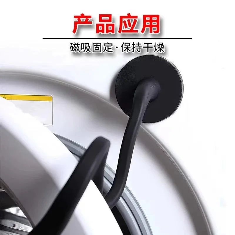 Front Washing Machine Door Strong Magnet Bracket Strong Magnetic Washing Machine Door Door Bracket Magnet Snake-Shaped Silicone