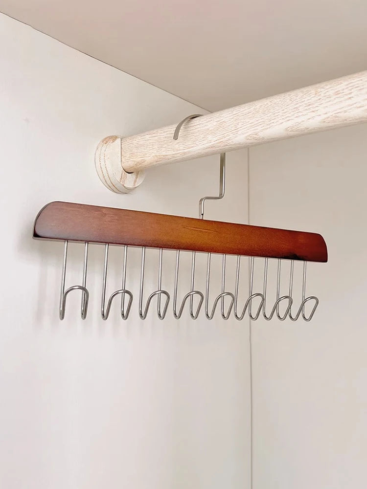 Pack Bra Hanger Belt Hanger for Closet with 8 Metal Hooks Tank Top Hanger Space Saving Tie Rack for Men Closet Organizers