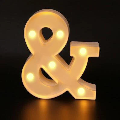 Illuminated LED Letters