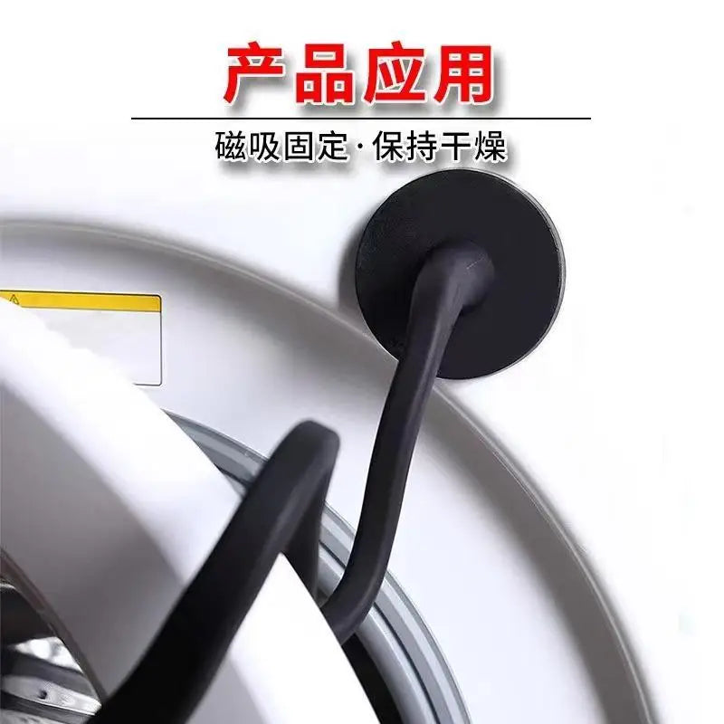 Front Washing Machine Door Strong Magnet Bracket Strong Magnetic Washing Machine Door Door Bracket Magnet Snake-Shaped Silicone