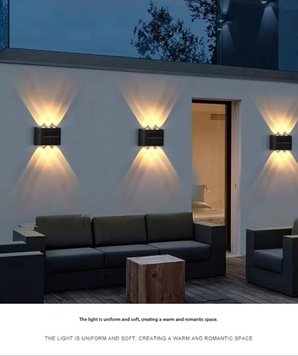 LumiGlow - Solar Wall Light